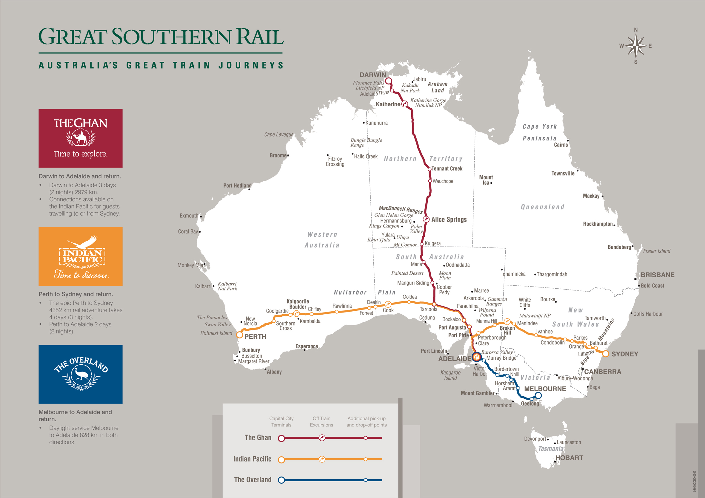 Australian Train Tickets and Passes Online at International Rail